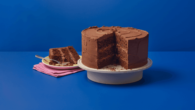 Squidgy salted caramel chocolate cake