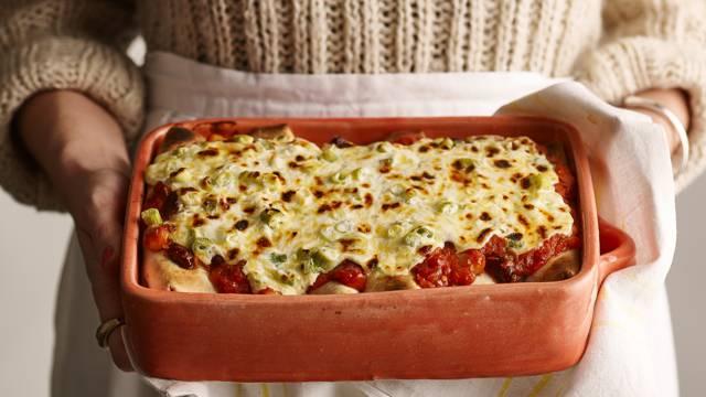 Bean enchiladas