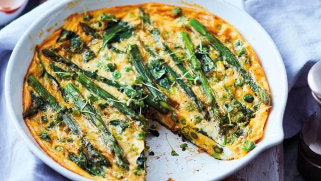 Spring vegetable frittata